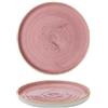 Piatto piano impilabile cm.21 rosa stonecast churchill - piatti piani tondi