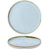 Piatto piano impilabile cm.21 verde duck egg walled churchill - piatti piani tondi