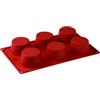 PAVONI Stampo in silicone cupcake 6 impronte - stampi e tortiere