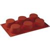 Pavoni Italia S.p.A. Stampo in silicone muffin 6 impronte - stampi e tortiere