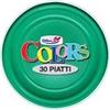 DOPLA SPA Piatto piano verde 30 pz dopla - piatti