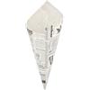 LEONE S.R.L. Cono in carta antigrasso journal 70g/m2 -24x34 cm -250pz - bamboo