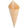 LEONE S.R.L. Cono in legno 9,5x22,5 cm pz.50 - bamboo