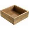 LEONE S.R.L. Contenitore buffet bamboo cm 15,3x15,3x5h - espositori