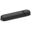 LEONE S.R.L. Supporto per posate in melamina nera cm.8x2x1 - cnf 6 pz - menù / portamenù / segnaposto