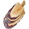 PANETTA CASALINGHI DI PANETTA ANTONIO Tagliere in legno ontano con corteccia e manico 42x15 cm - taglieri in legno