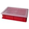 GENUS DEI SRL Coperchio trasparente coprivaschetta 40x30 cm impilabile professionale - contenitori
