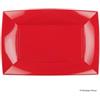 Gold Plast Spa 6 piatti rettangolari 345mmx230mm rossi - piatti