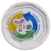 DOPLA SPA Piatto riutilizzabile piano d.22cm 500gr bianco 33 pz - piatti