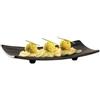 SAMBONET PADERNO INDUSTRIE S.P.A. Piatto sushi melamina cm 22x12 nero - piatti