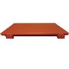 EUROCEPPI S.R.L. Tagliere polietilene rosso con fermi e viti inox cm.50x30x2 - tagliere in politilene