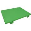EUROCEPPI S.R.L. Tagliere polietilene verde con fermi e viti inox cm.50x30x2 - tagliere in politilene