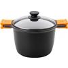 PINTI INOX SPA Pentola antiaderente efficient con coperchio cm.24 pintinox - pentole