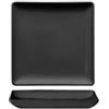 Piattino quadrato nero 9,9×9,9 cm - coppette e finger food
