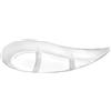 Gold Plast Spa Piattino ps virgola trasparente pz.50 - plastica