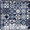 Piattino quadrato blu sintra cm 13,5 - piatti piani quadrati