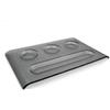 ITALTRADE SRL Piatto 4 scomparti in vetro cm. 36x22 - piatti in vetro