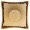 Coppetta quadrata ocra cm.11x11x6h. - coppette e finger food