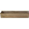 Coppetta rettangolare oro 18x6x3,2 matt - etna - chef 's collection