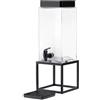 LEONE S.R.L. Dispenser bevande big jar venezia 6,5 lt con base in metallo nera - distributori bevande e succhi