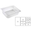 SAMBONET PADERNO INDUSTRIE S.P.A. Bacinella gn 1/3 gastronorm pp cm 32,5x18x10 - vasche polipropilene