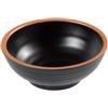 LEONE S.R.L. Coppetta tonda nera/terracotta melamina diam.14x5,5h. - ciotole