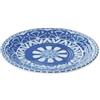 LEONE S.R.L. Piatto decorato in melamina quadrato itaca ø35,5x3 - ciotole