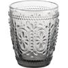 6 bicchieri acqua baroque 29 cl grigi - calici e bicchieri da tavola