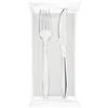 CONFSERVICE SRL Posate bis in plastica rigida trasparente 6gr+ tov.lo 2 veli 800pz - posate