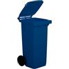 Mobil Plastic S.p.A. Bidone raccolta diff.blu+pedale+anello+aste - bidoni spazzatura