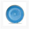 CHURCHILL Piatto fondo cm 24,8 blu puntinato - churchill stonecast - piatti fondi tondi