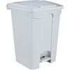 Contenitore a pedale con coperchio bianco 45 lt - bidoni spazzatura