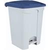Contenitore a pedale con coperchio blu 45 lt - bidoni spazzatura