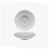 PINTI INOX SPA Piatto fondo gourmet cm 26 bianco edge - rak porcelain - chef 's collection