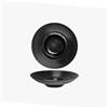 PINTI INOX SPA Piatto fondo gourmet cm 26 nero edge - rak porcelain - chef 's collection