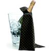 TEXIA 12 tovaglioli per secchiello ghiaccio lux black roll drap - accessori