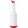 Hendi Italia S.R.L Bottiglia per dosaggio ø 90x(h)300 mm 0.8 liter rossa - accessori bar