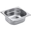 Vasca inox gn 1/6 h.6,5cm 17,6x16,2cm - vasche inox