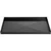 GI.METAL SRL Teglia rettangolare lamiera bluita 20x60x2cm bordo diritto c/diagonali - teglie