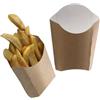LEONE S.R.L. Box fritti kraft/pe avana/bianco street food pz. 100 - bamboo