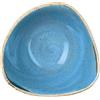 CHURCHILL Piatto fondo / coppa cm.15,3 triangolare blu stonecast - churchill - piatti fondi triangolari