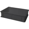 GENUS DEI SRL Vaschetta per impasto pizza 40x30x10 cm nera - genus dei - contenitori