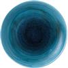 Piatto frutta cm 21,7 azzurro aqueos lagoon churchill - piatti piani tondi