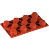 PAVONI Formaflex stampo in siliconemultiporzione 175 x 300 mm - 11 impronteminisfere ø 50 x h 28 mm, vol. 43 ml / - stampi e tortiere