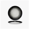 Piatto piano nero cm 25,5 shade - piatti piani tondi