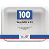 DOPLA SPA Vaschette plastica bianche 100pz v11 - scodelle