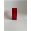 Vaso quadrato rosso guzzini - accessori