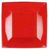 Gold Plast Spa Piatto grande nice rosso 29x29cm 12pz - piatti