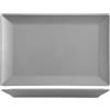 Piatto grigio rettangolare 30x20 cm osaka - piatti piani rettangolari