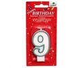 FLORIDA di Vita Luigina e Lamberto s.n.c Candelina numerale per compleanno n.9 blu - candele